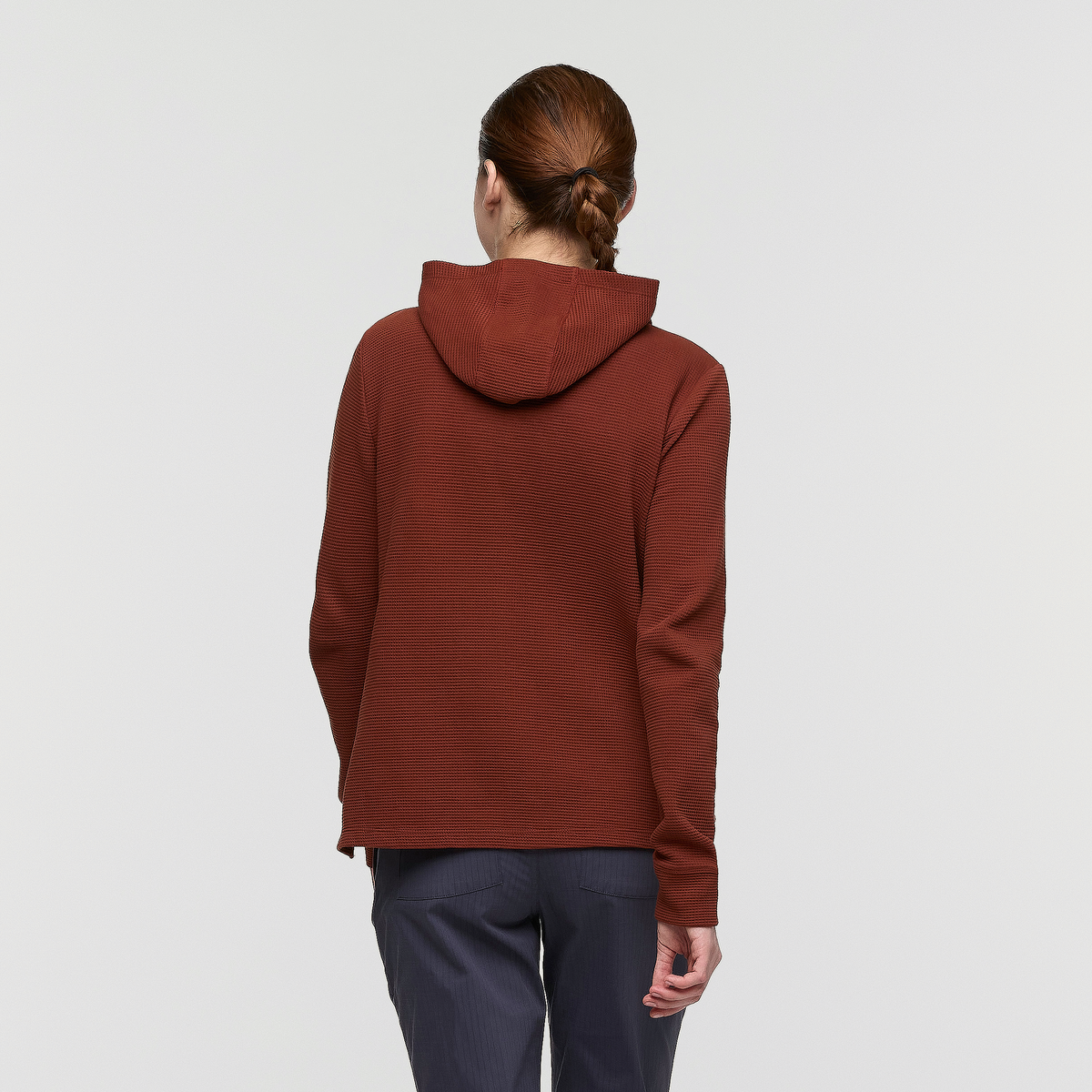 Atajo Long Sleeve Waffle Hoodie Women's - Image 4