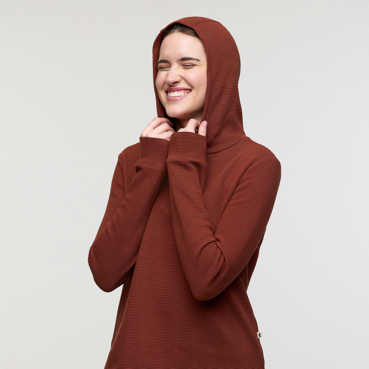 Atajo Long Sleeve Waffle Hoodie Women's - Image 5
