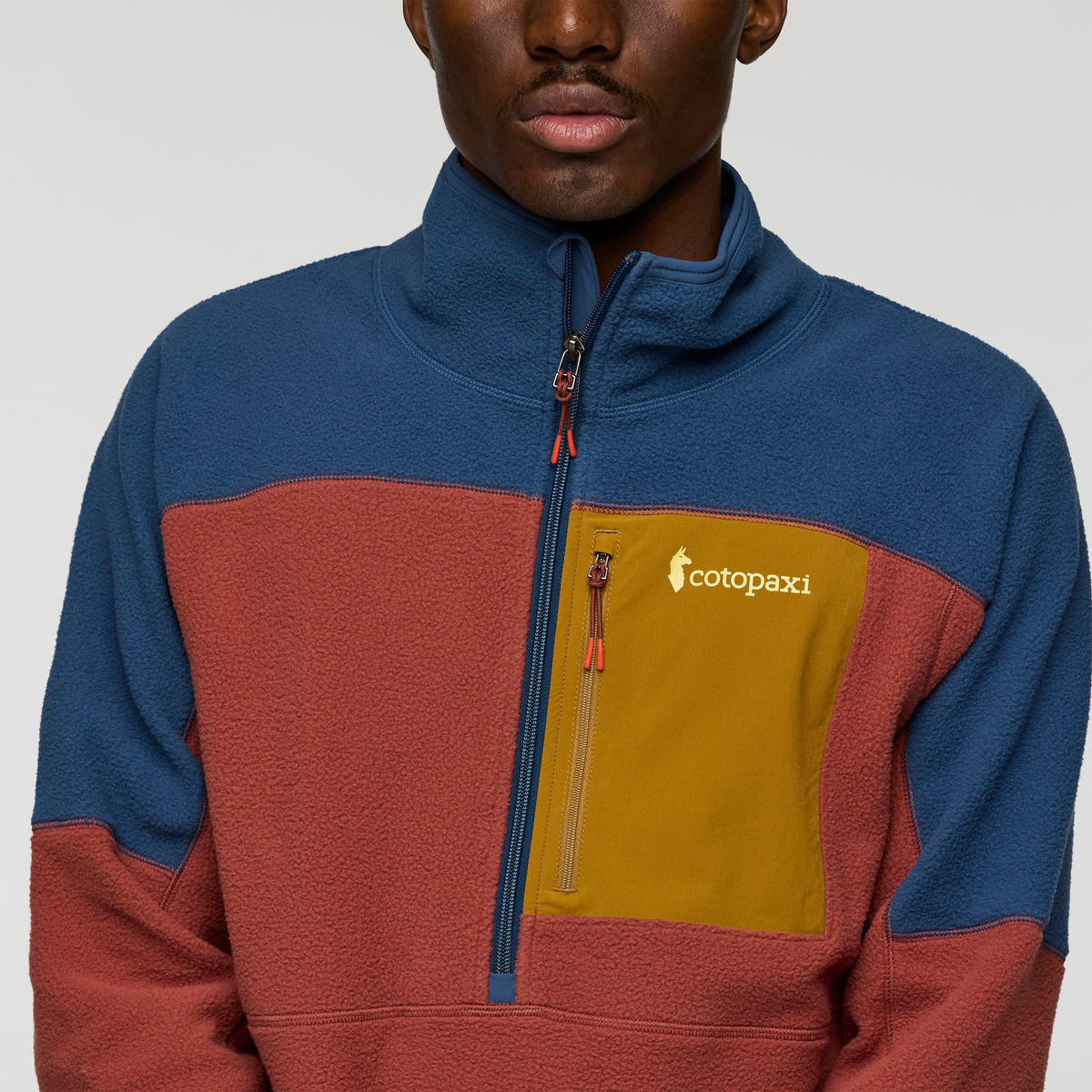 Abrazo Fleece Half Zip Jacket Men's - Image 5