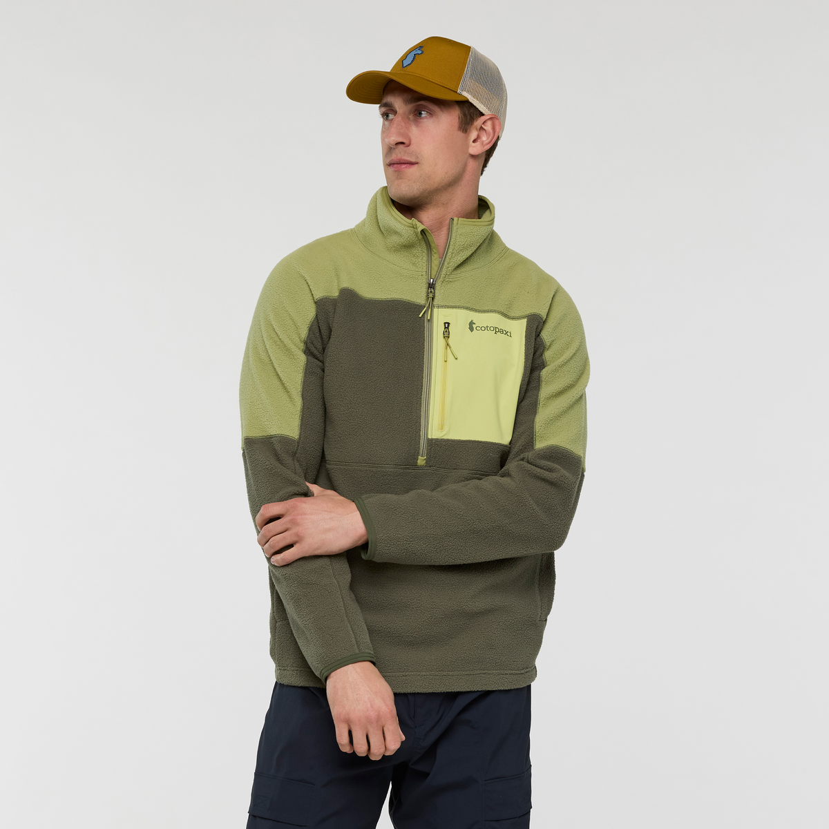 Abrazo Fleece Half Zip Jacket Men's - Image 6