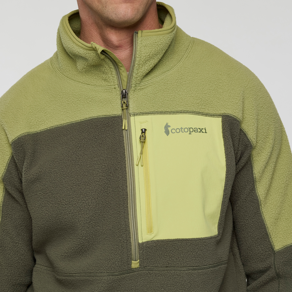 Abrazo Fleece Half Zip Jacket Men's - Image 10