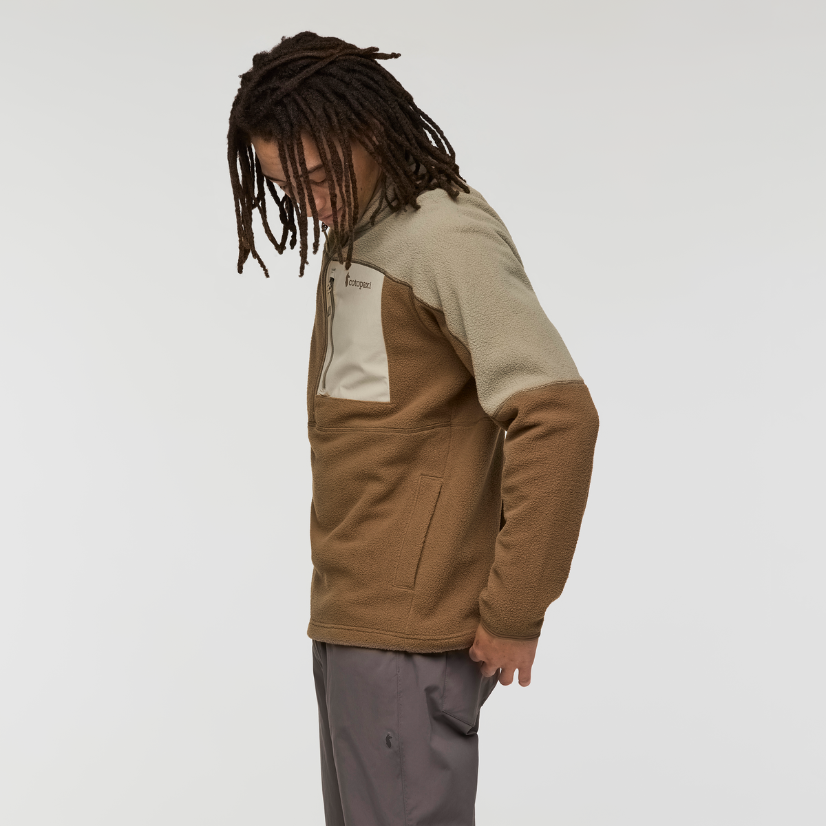 Abrazo Fleece Half Zip Jacket Men's - Image 3