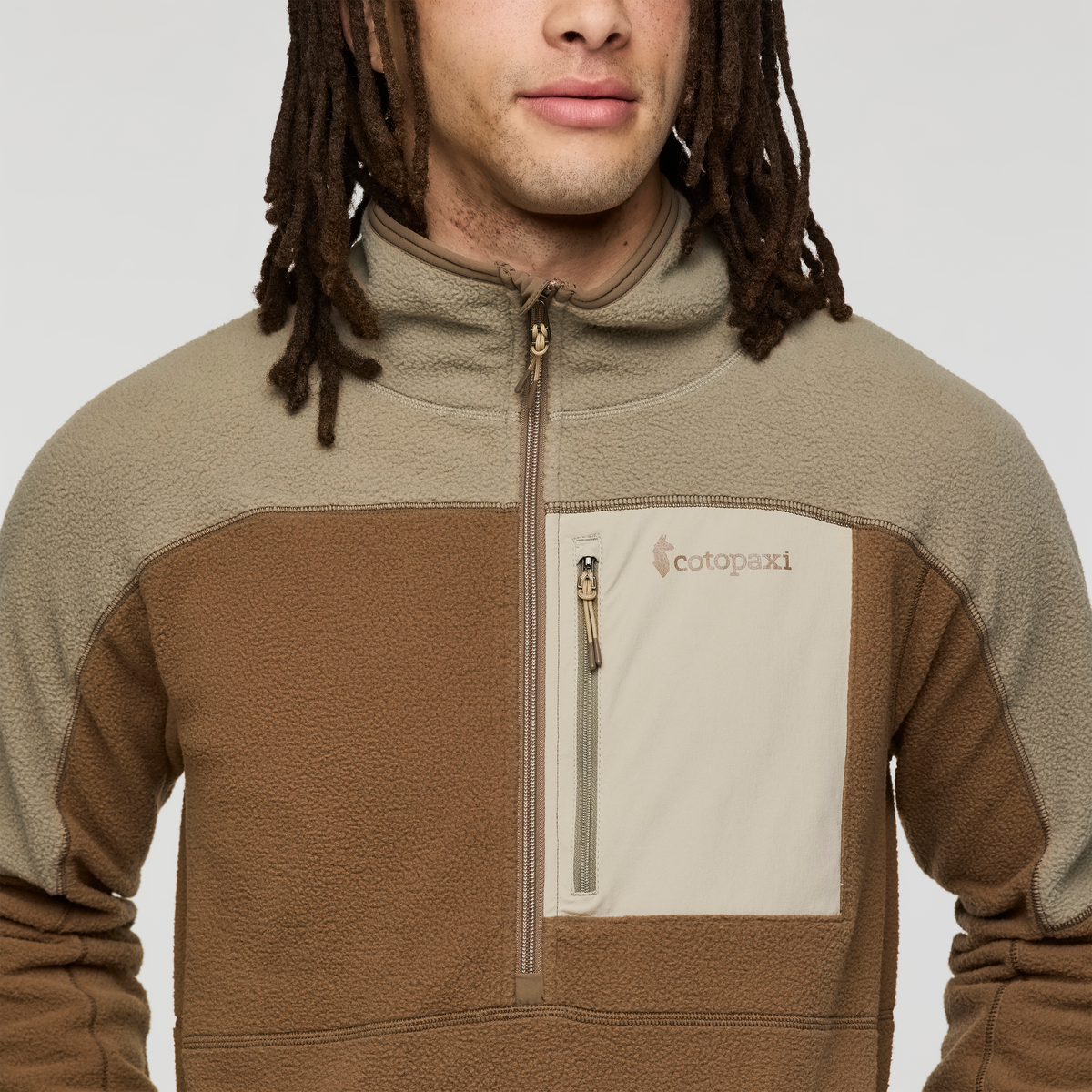 Abrazo Fleece Half Zip Jacket Men's - Image 5