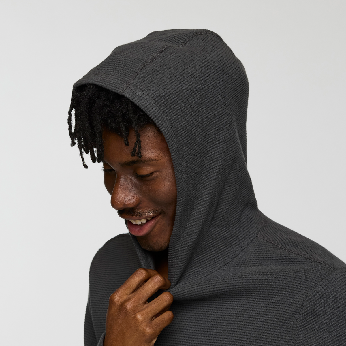 Atajo Long Sleeve Waffle Hoodie Men's - Image 6