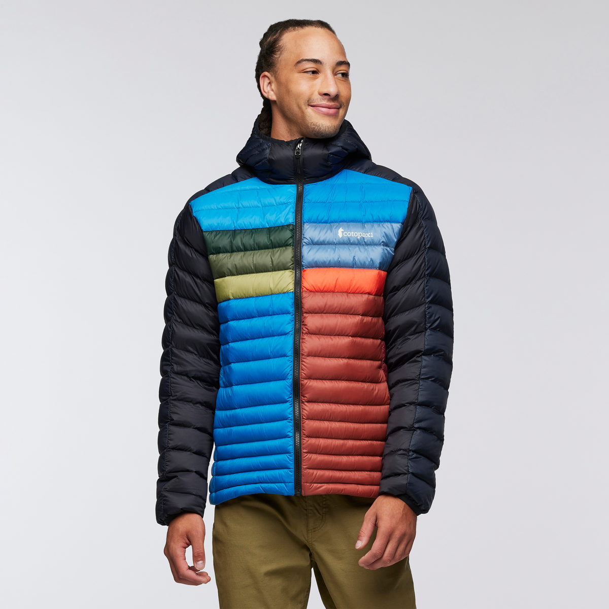 Funky Fuego Down Hooded Jacket Men's