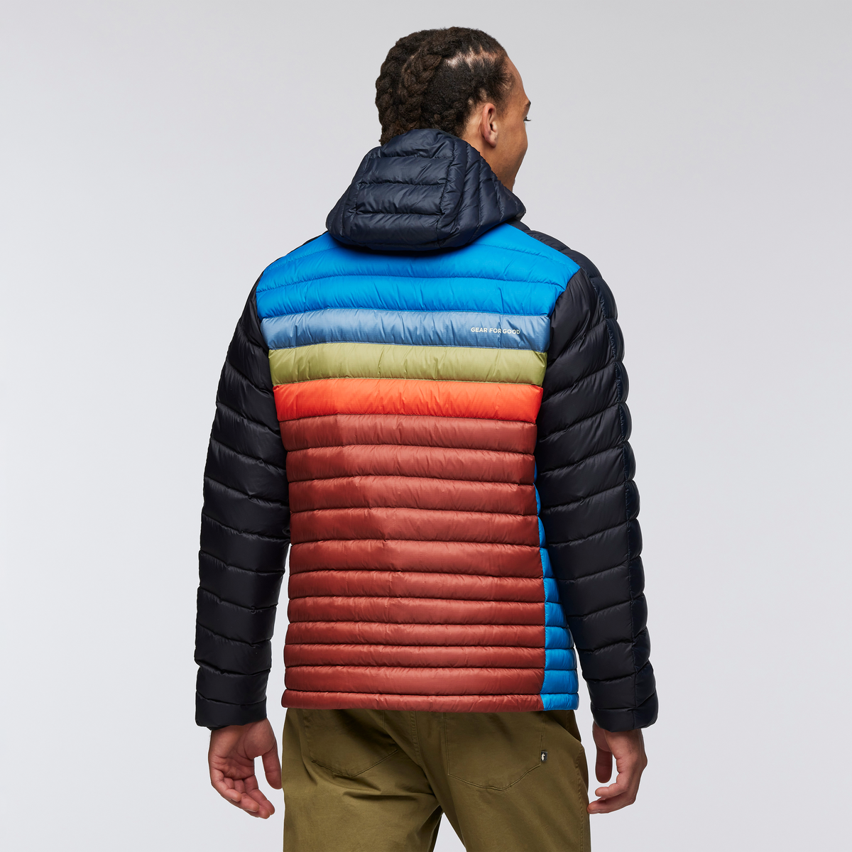 Funky Fuego Down Hooded Jacket Men's - Image 4