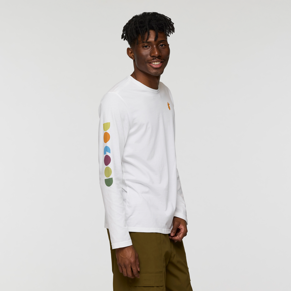 Geo Do Good Long Sleeve T Shirt Men's - Image 3