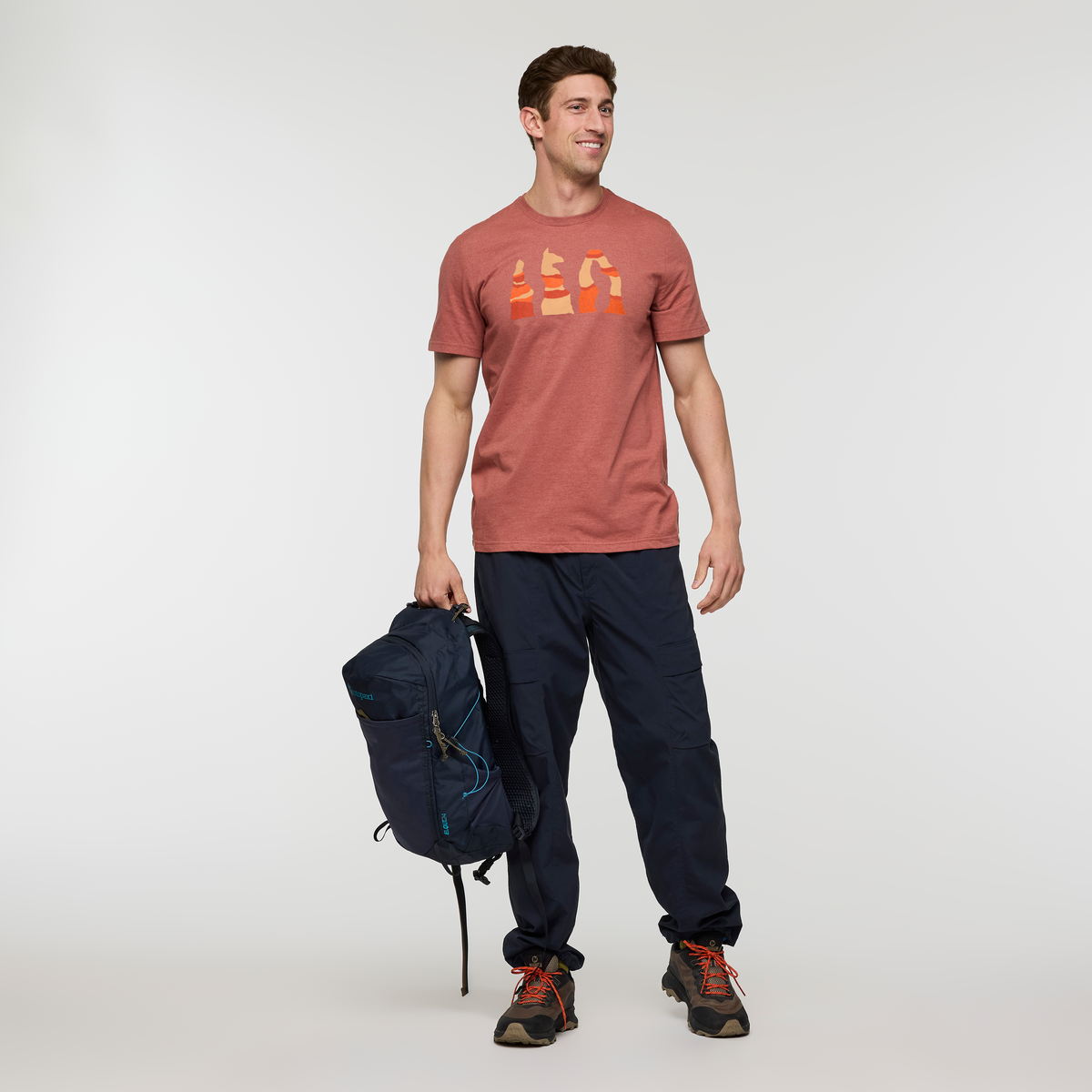 Llama Hoodoo T Shirt Men's - Image 2