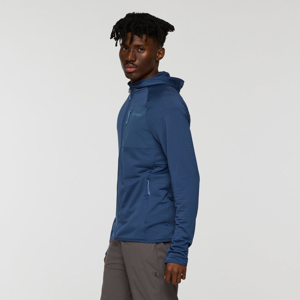 Otero Fleece Full Zip Hooded Jacket Men's - Image 3