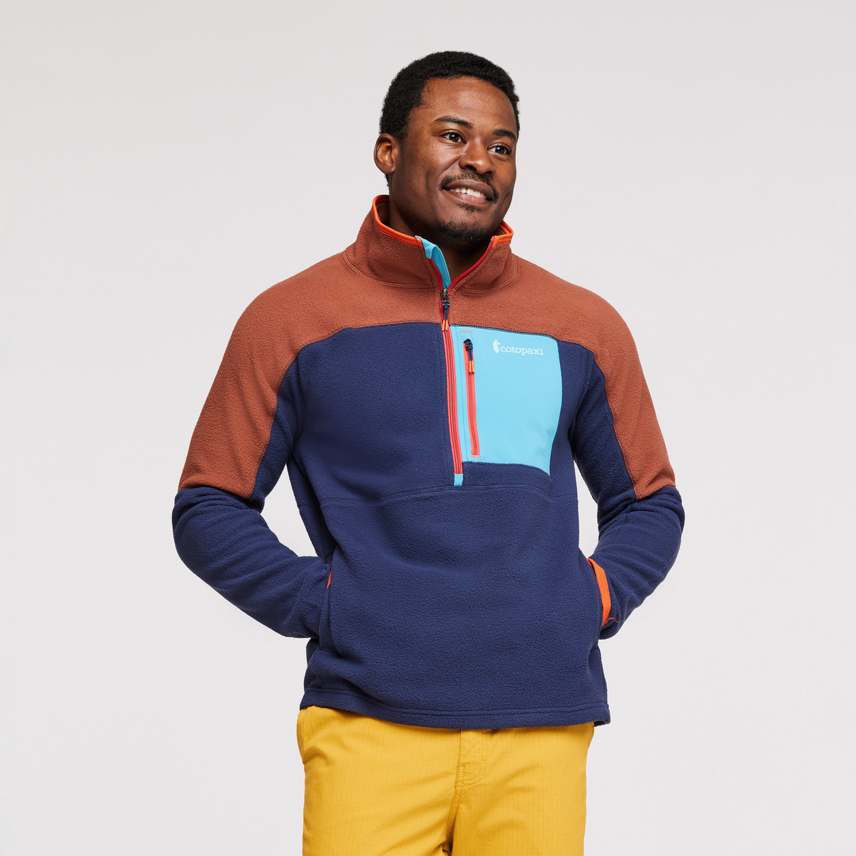 Abrazo Half Zip Fleece Jacket Men's - Image 3
