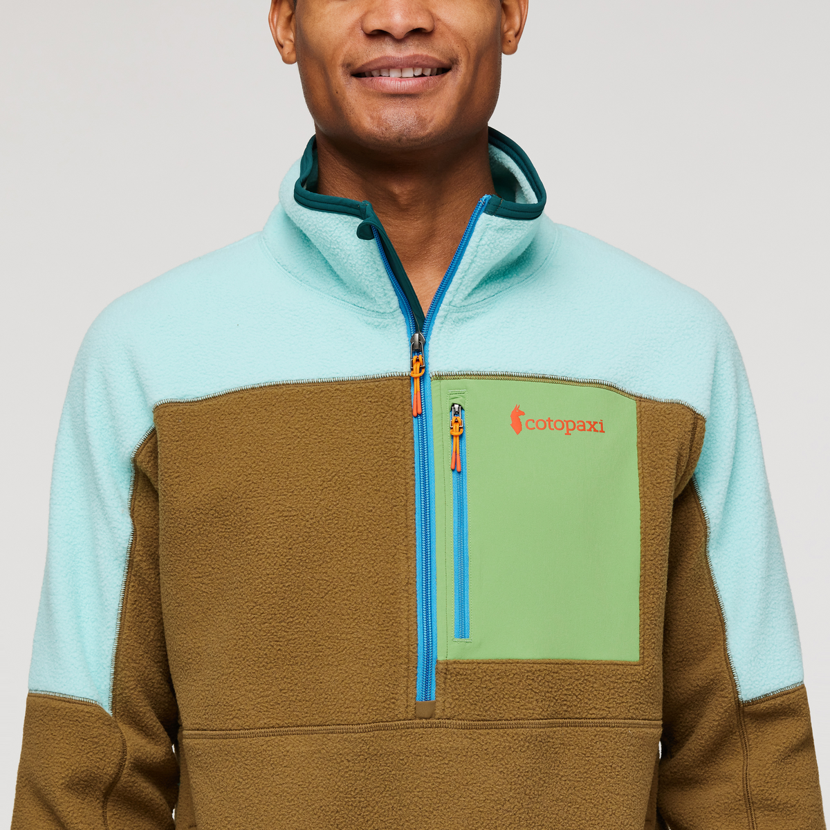 Abrazo Half Zip Fleece Jacket Men's - Image 5