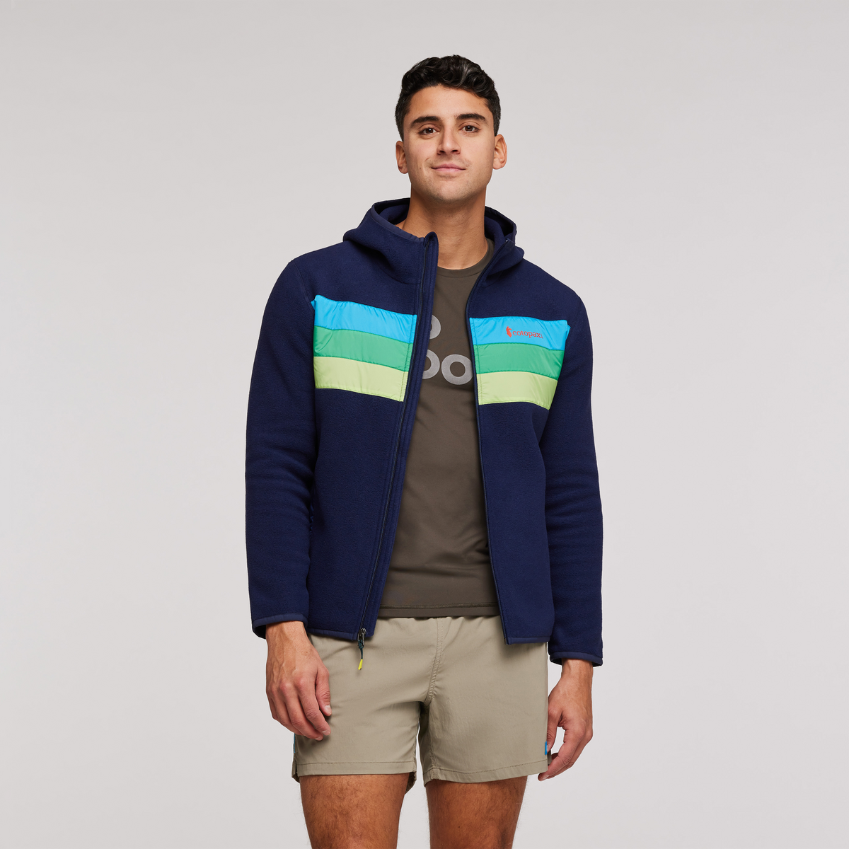 Teca Fleece Hooded Full Zip Jacket Men's
