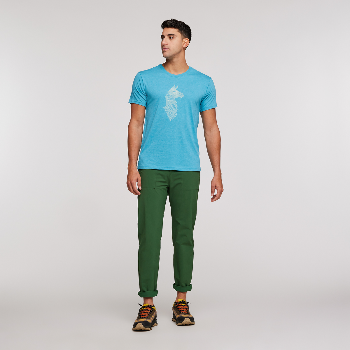 Topo Llama T Shirt Men's - Image 7