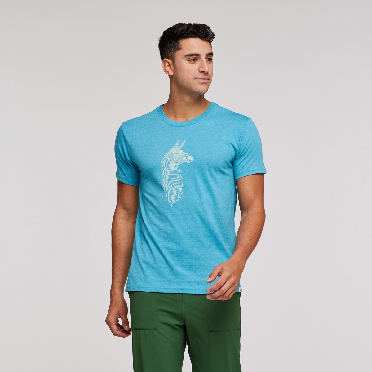 Topo Llama T Shirt Men's - Image 6