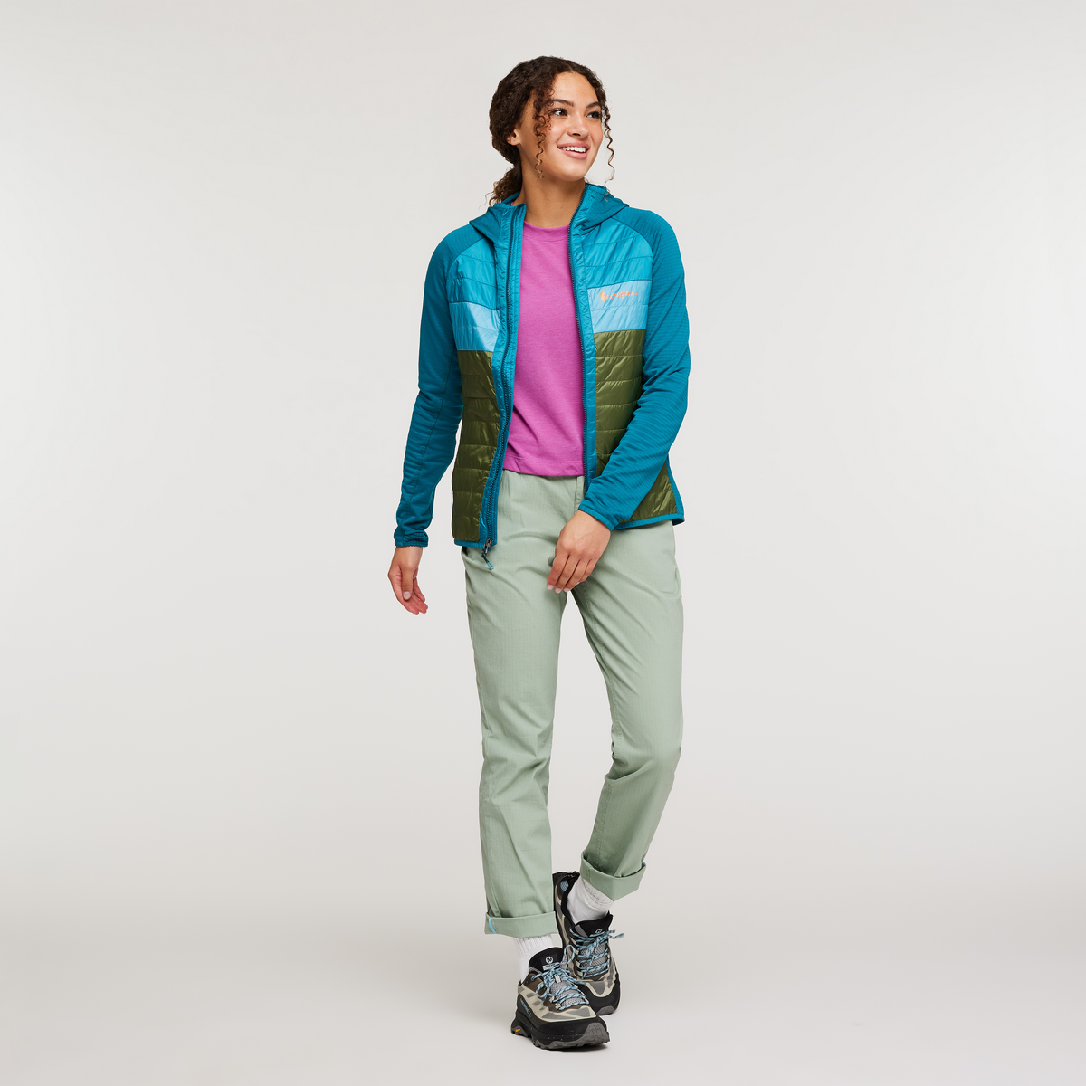Capa Hybrid Insulated Hooded Jacket Women's - Image 9