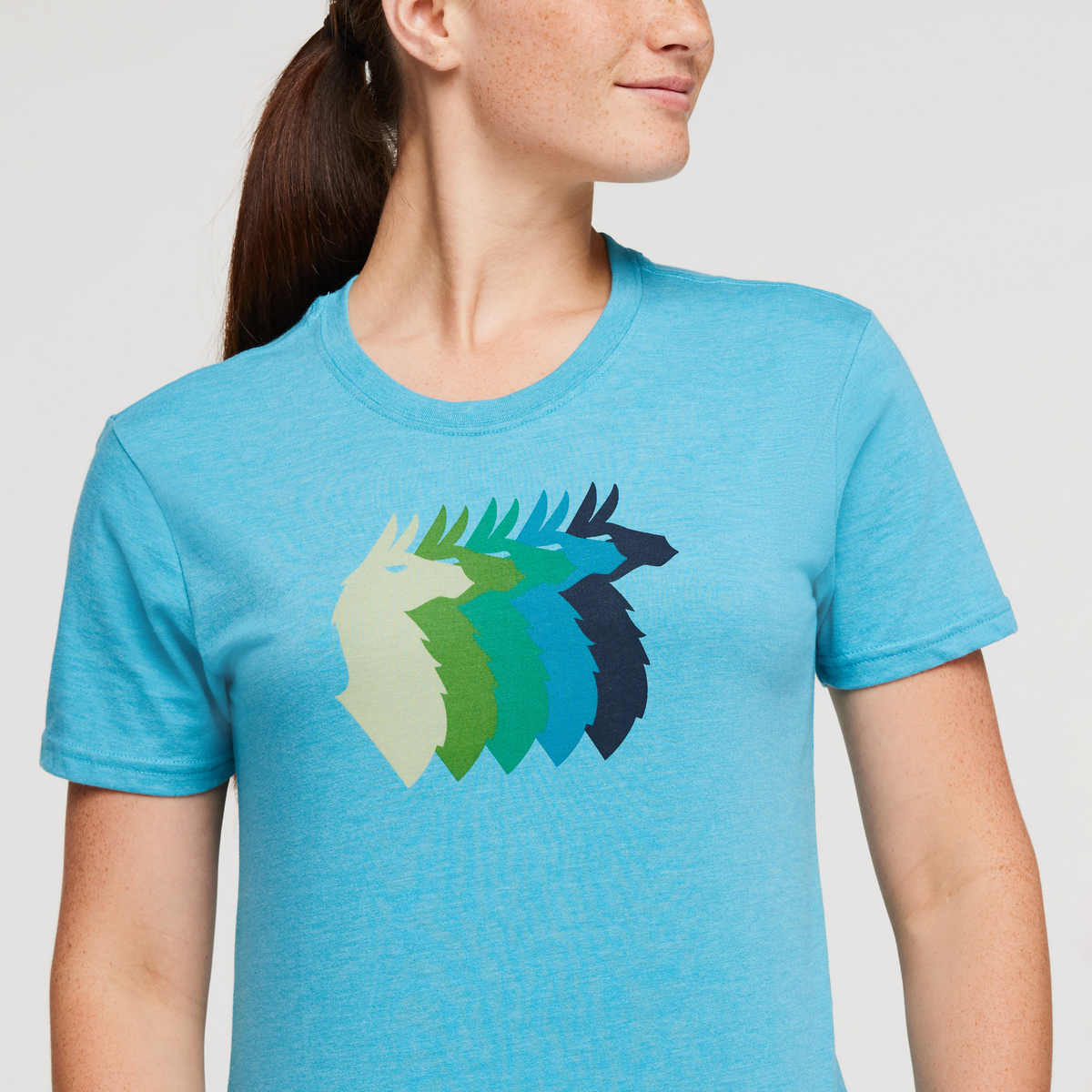 Llama Sequence T Shirt Women's - Image 5