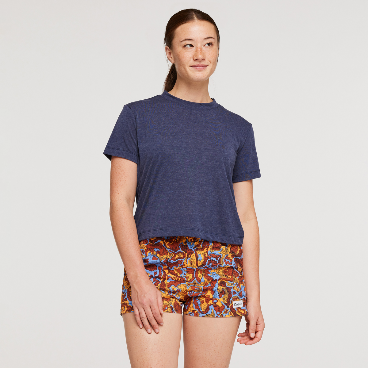 Paseo Travel Crop T Shirt Women's