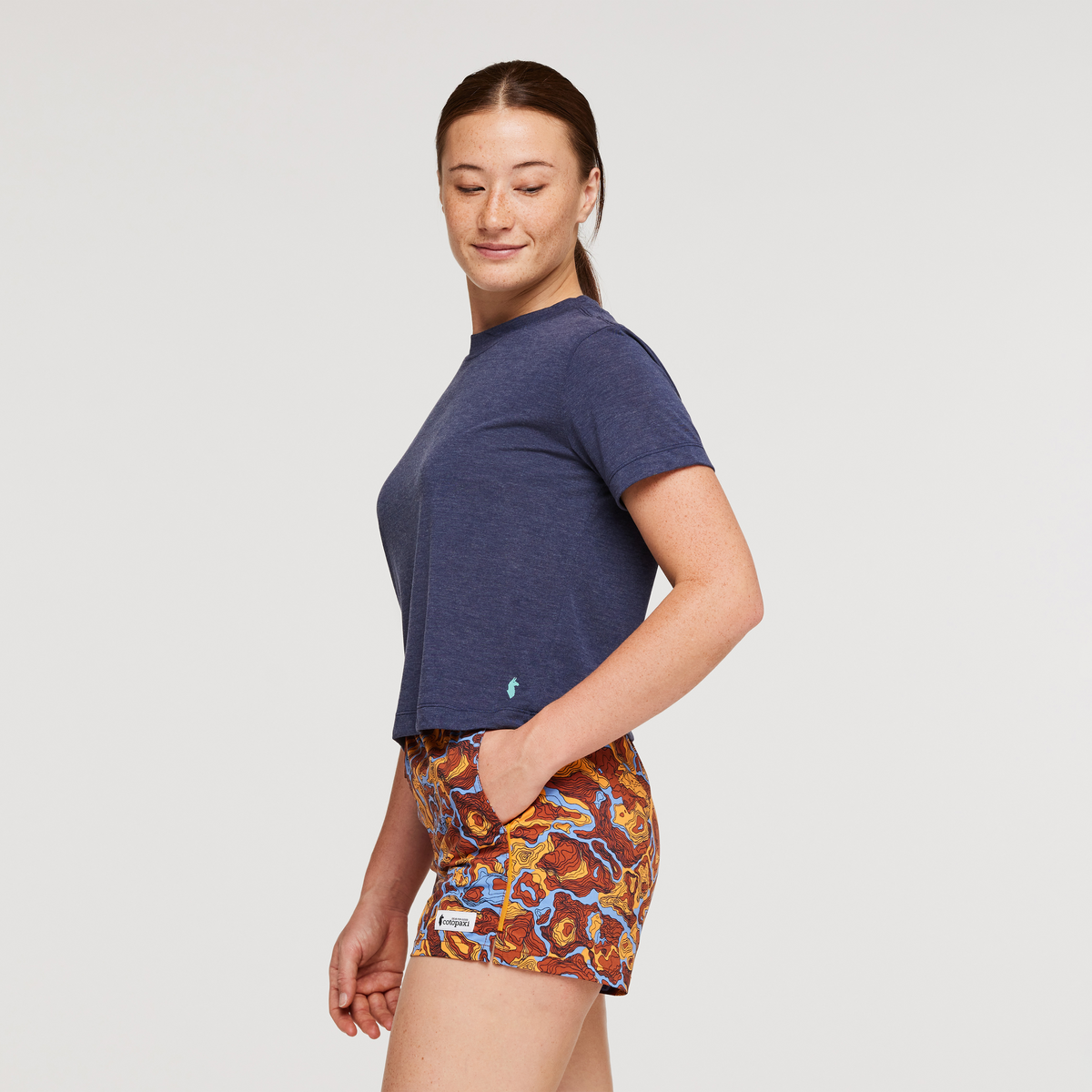 Paseo Travel Crop T Shirt Women's - Image 3