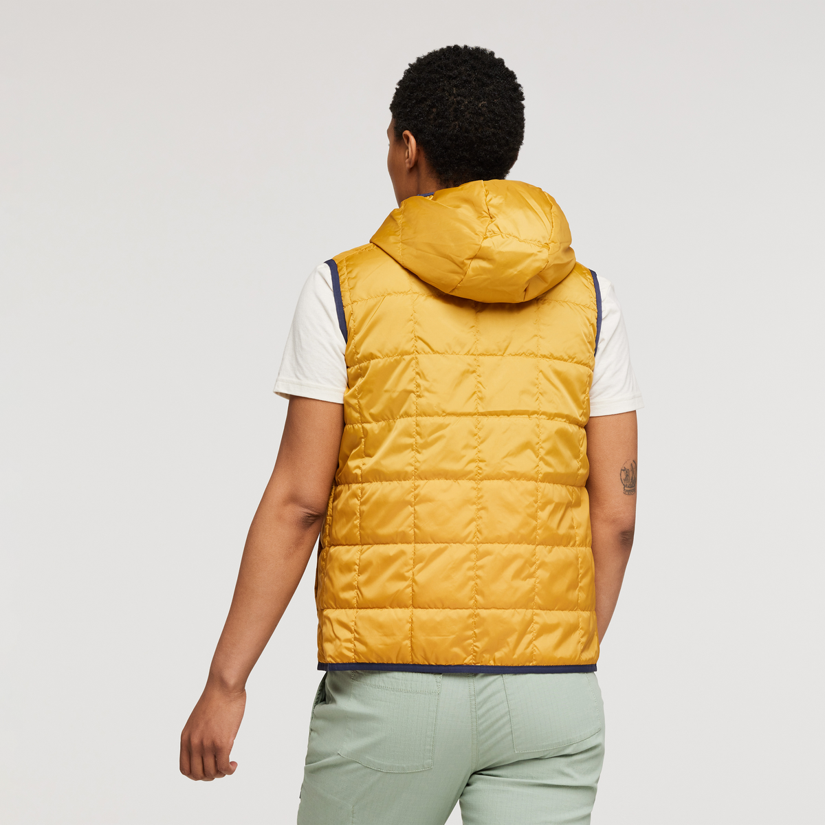 Teca Cálido Reversible Hooded Vest Women's - Image 4