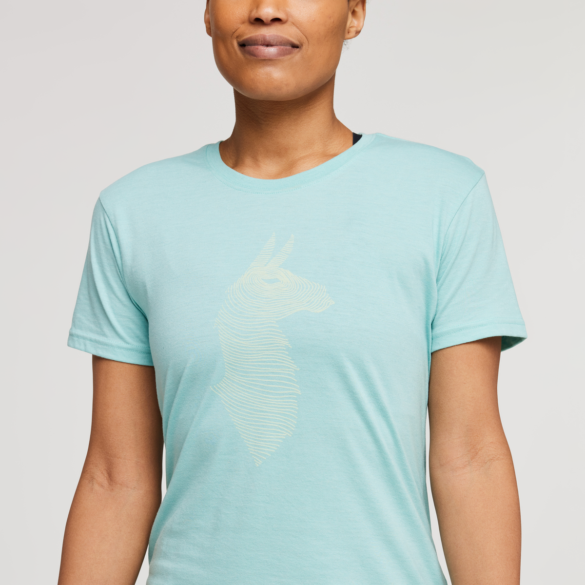 Topo Llama T Shirt Women's - Image 10