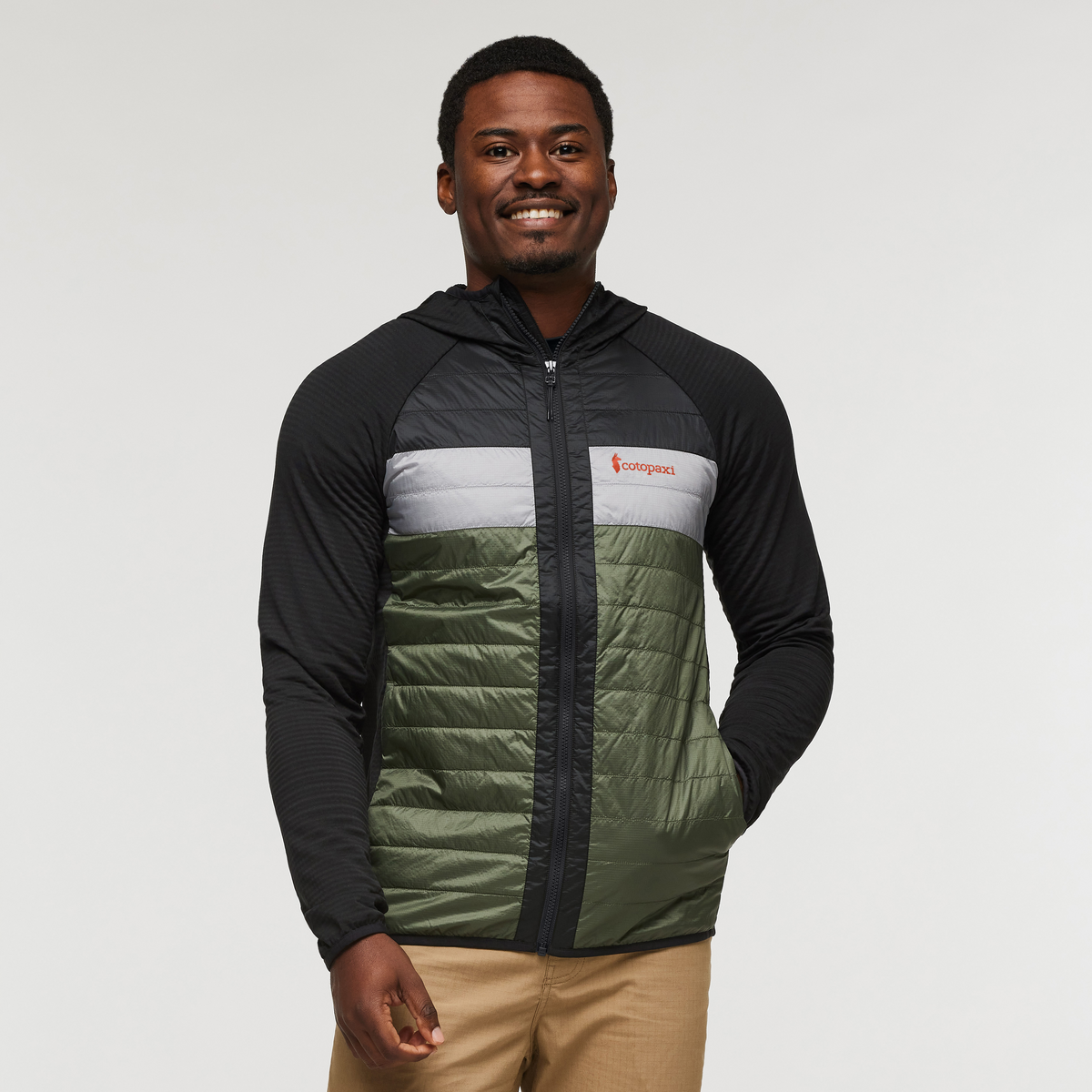 Capa Hybrid Insulated Hooded Jacket Men's
