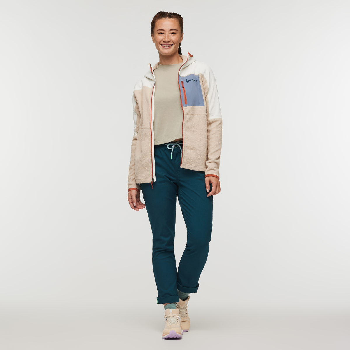 Abrazo Fleece Hooded Full Zip Jacket Women's - Image 18