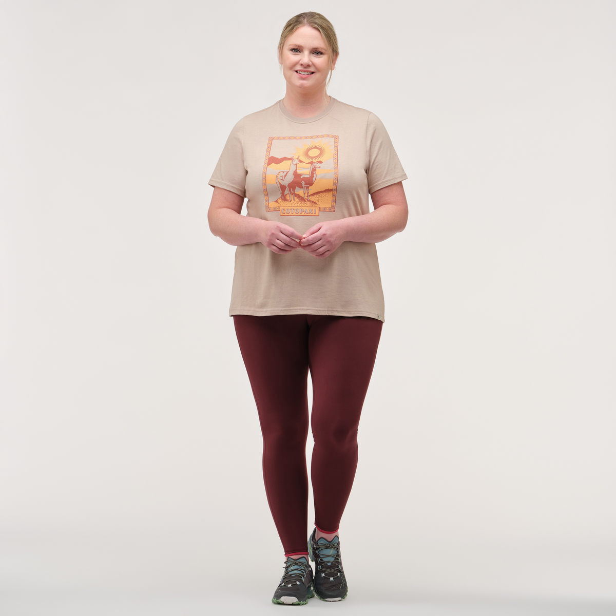 Llama Greetings T Shirt Women's - Image 9
