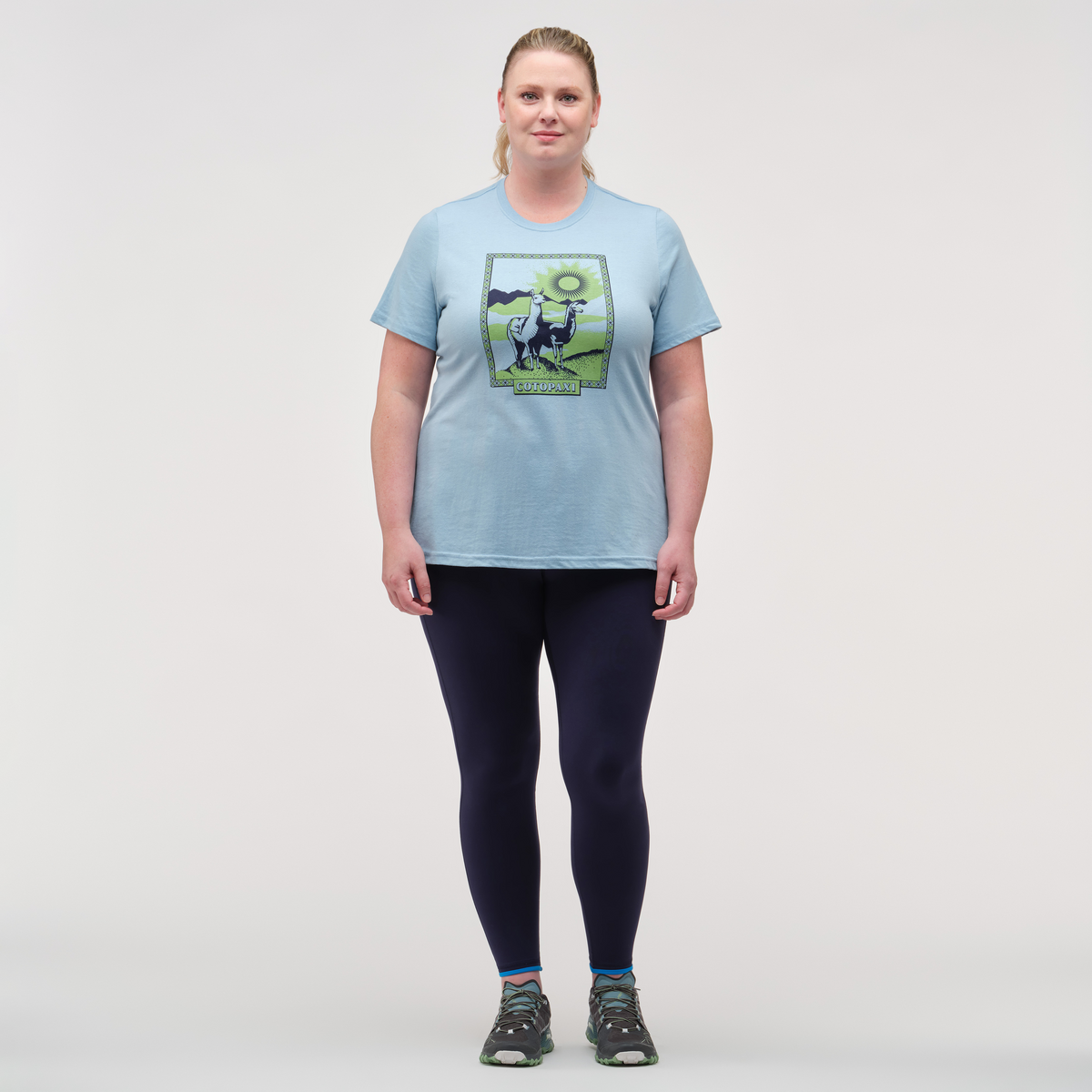 Llama Greetings T Shirt Women's - Image 24
