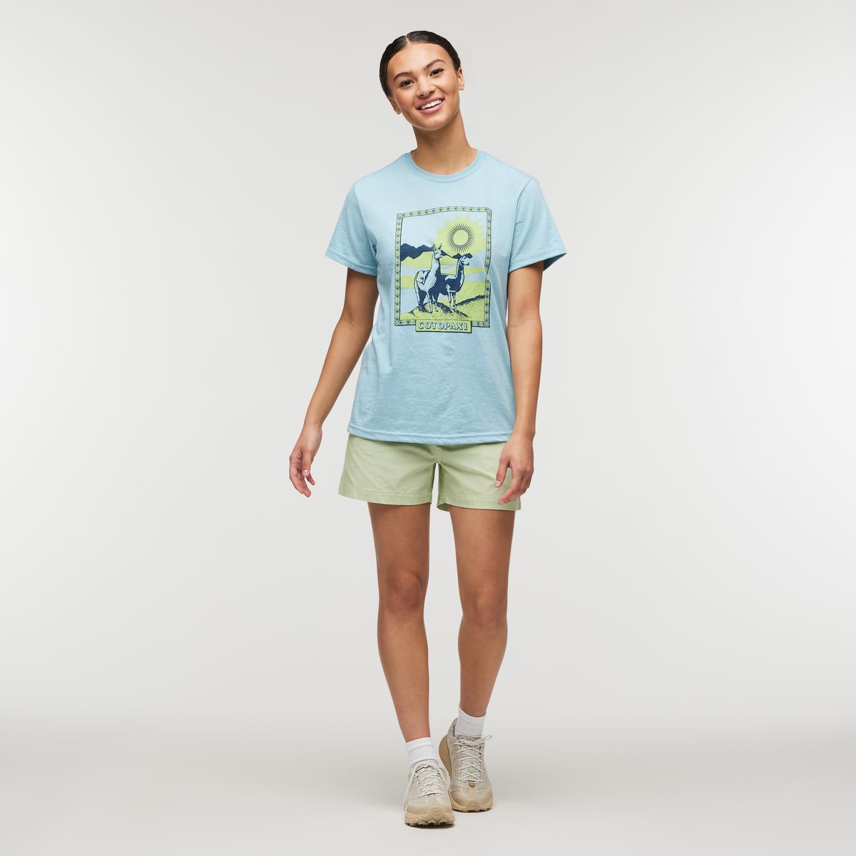 Llama Greetings T Shirt Women's - Image 16