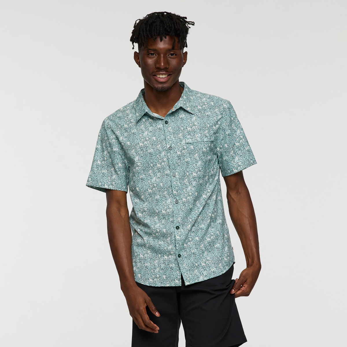 Cambio Button Up Print Men's