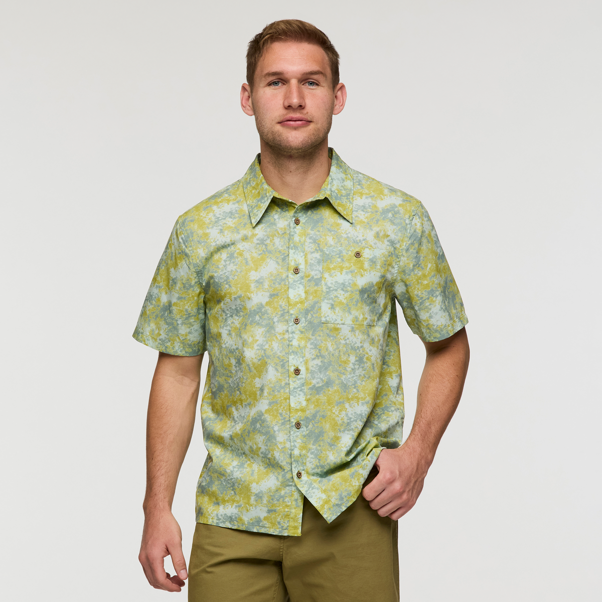 Estival Button Up Shirt Print Men's