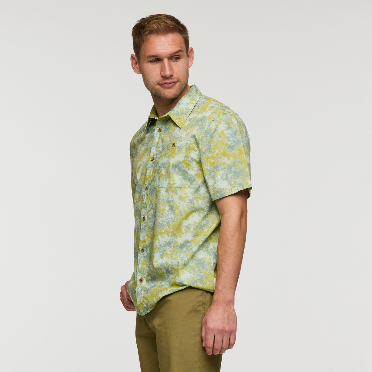 Estival Button Up Shirt Print Men's - Image 3