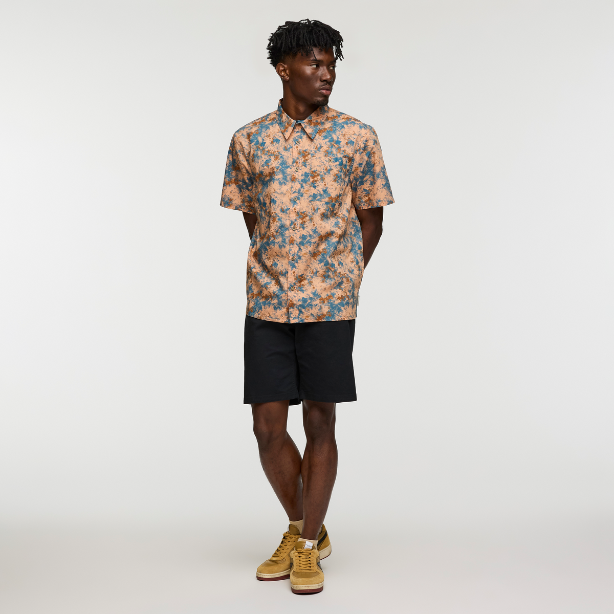 Estival Button Up Shirt Print Men's - Image 9
