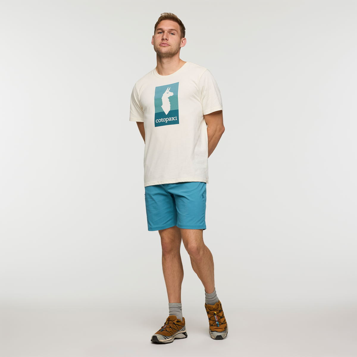 Llama Block T Shirt Men's - Image 2
