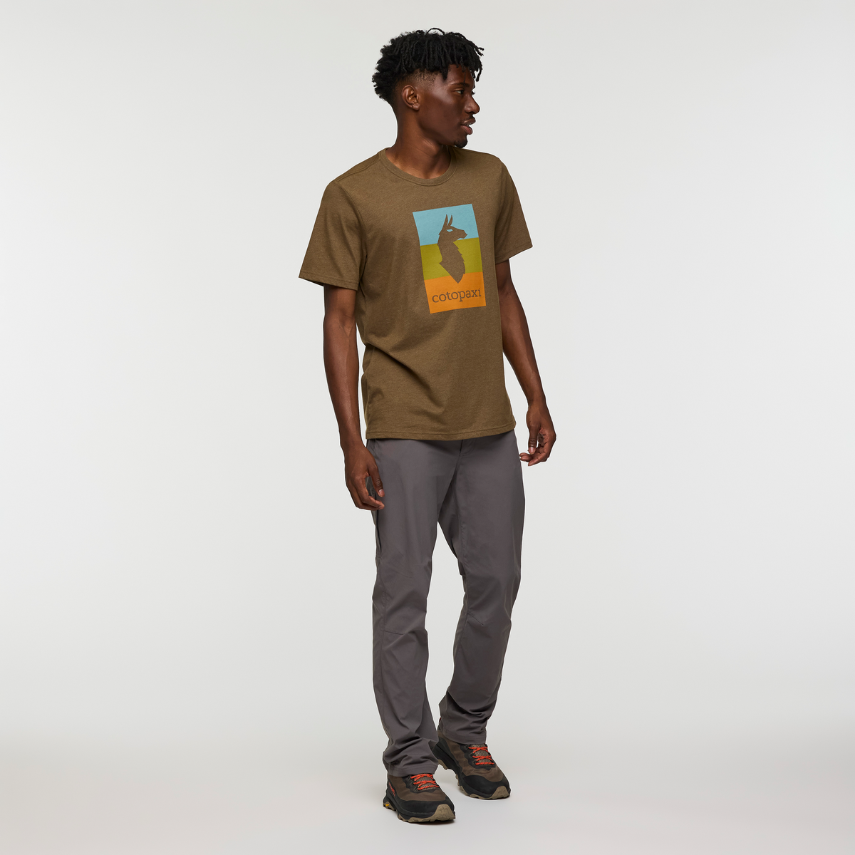 Llama Block T Shirt Men's - Image 8