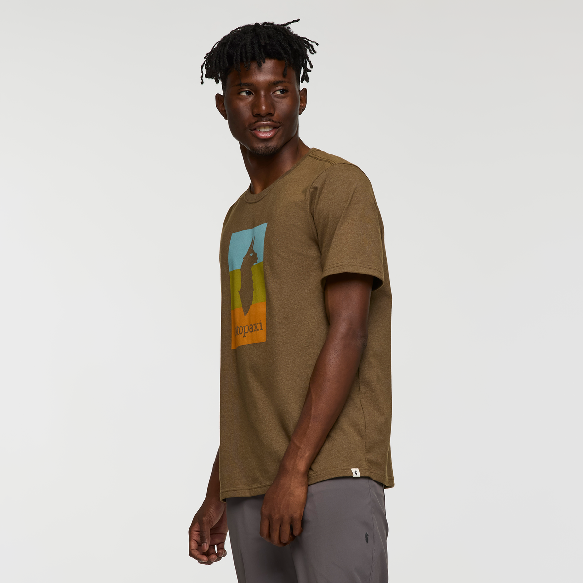 Llama Block T Shirt Men's - Image 9
