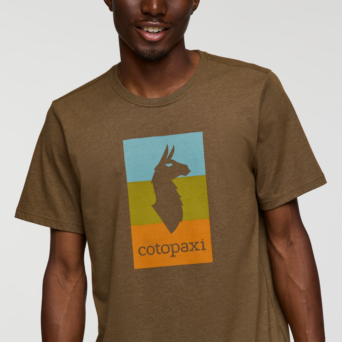 Llama Block T Shirt Men's - Image 11