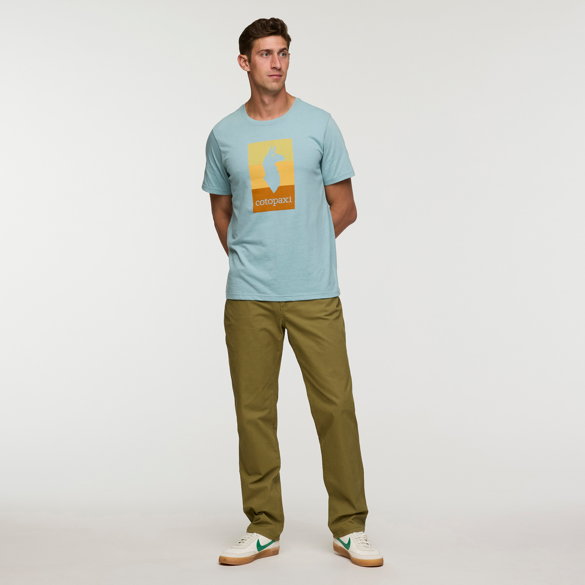 Llama Block T Shirt Men's - Image 14