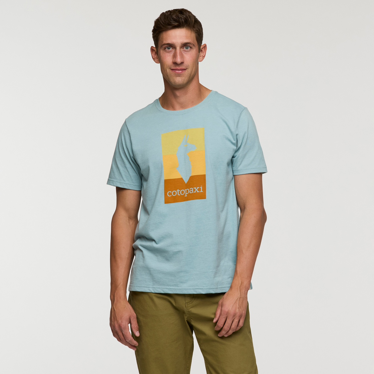 Llama Block T Shirt Men's - Image 13
