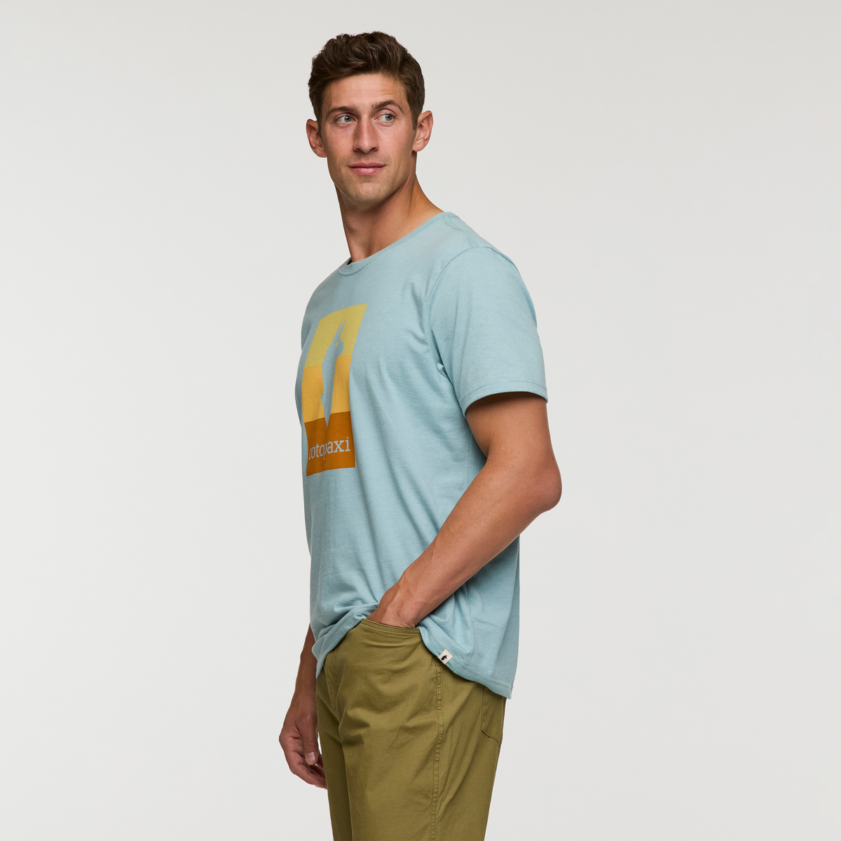 Llama Block T Shirt Men's - Image 15