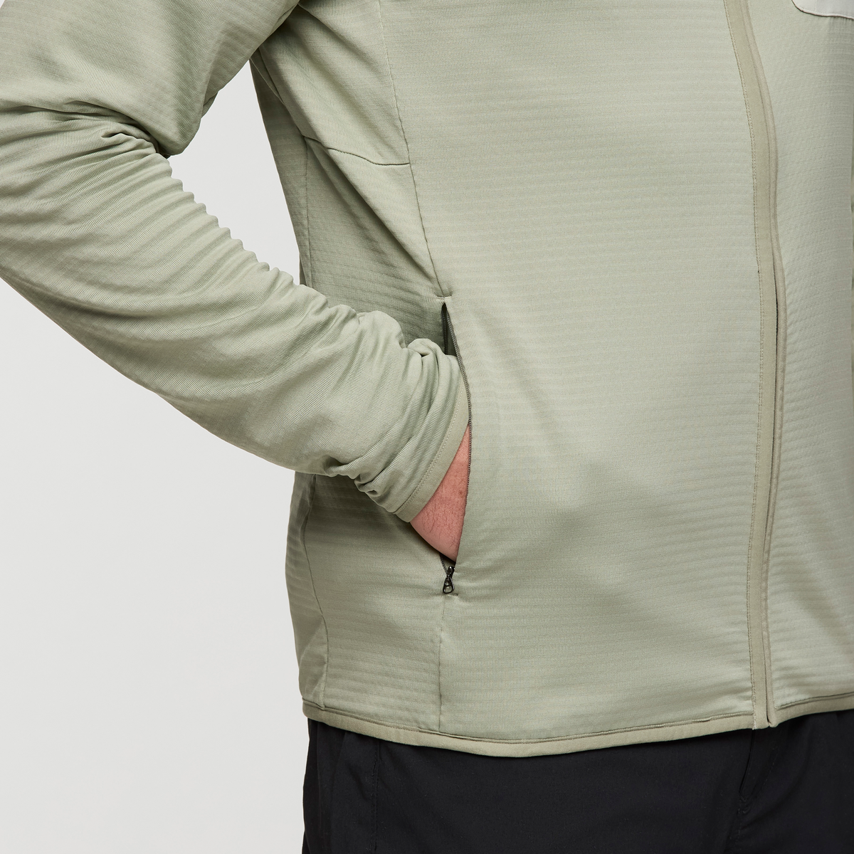 Otero Fleece Full Zip Hooded Jacket Men's - Image 7