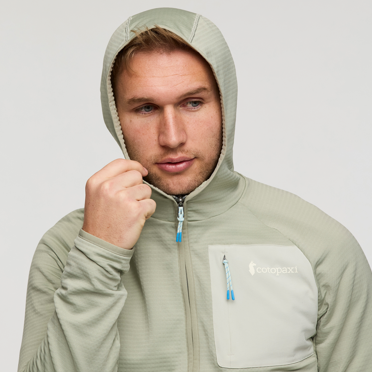 Otero Fleece Full Zip Hooded Jacket Men's - Image 5