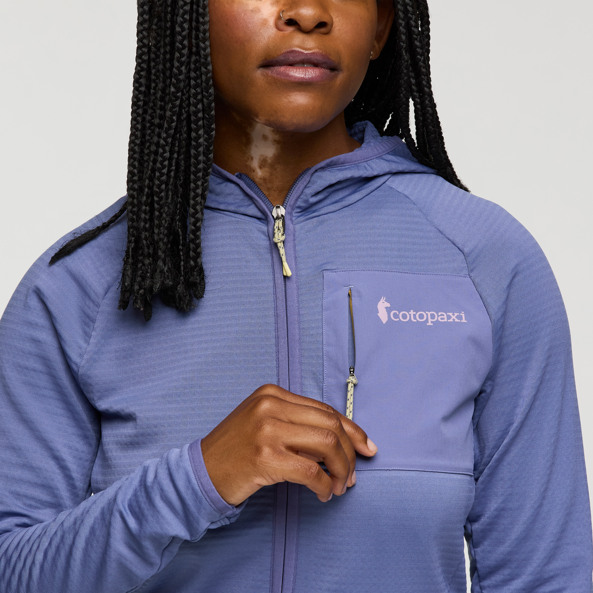 Otero Fleece Full Zip Hooded Jacket Women's - Image 8