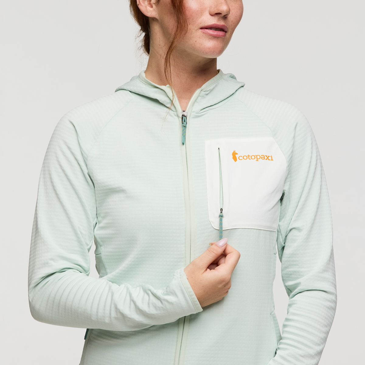 Otero Fleece Full Zip Hooded Jacket Women's - Image 8