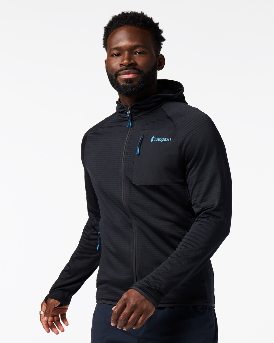 Alternative view of Otero Fleece Full Zip Hooded Jacket   Men's