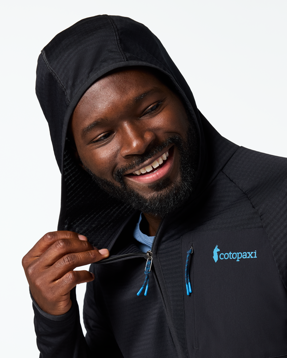 Otero Fleece Full Zip Hooded Jacket Men's - Image 6