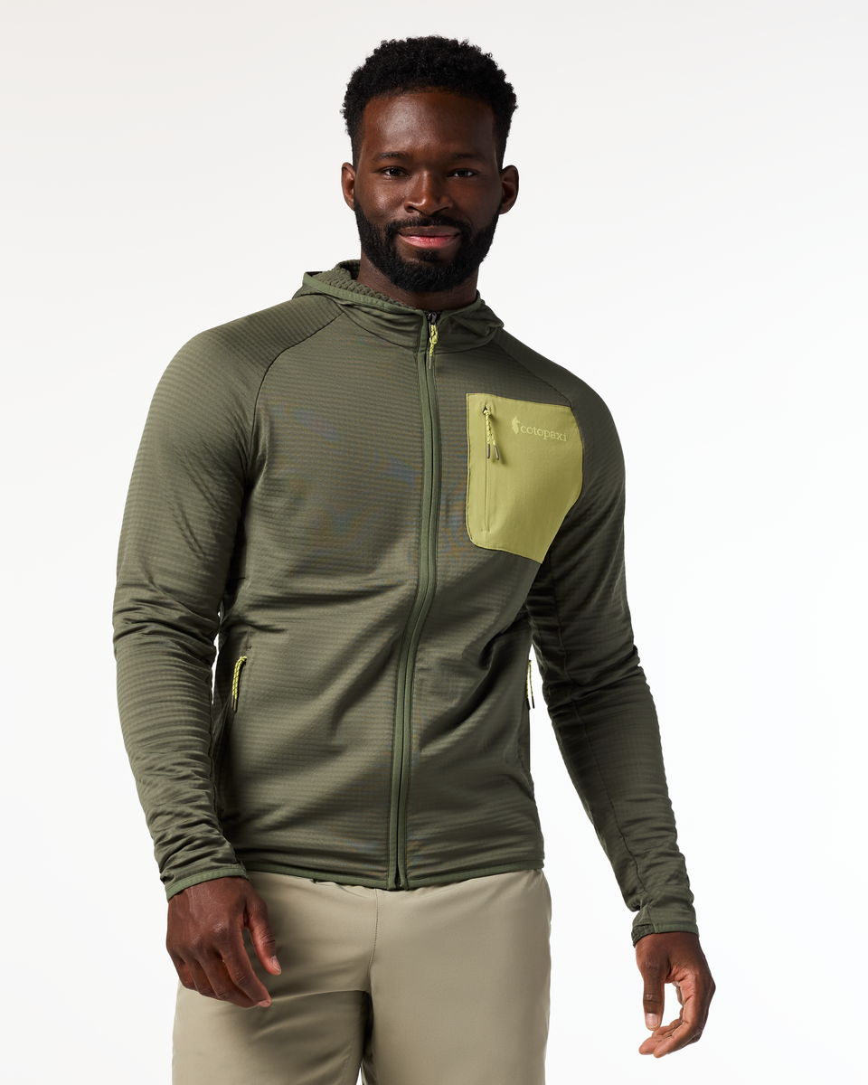 Otero Fleece Full Zip Hooded Jacket Men's - Image 15