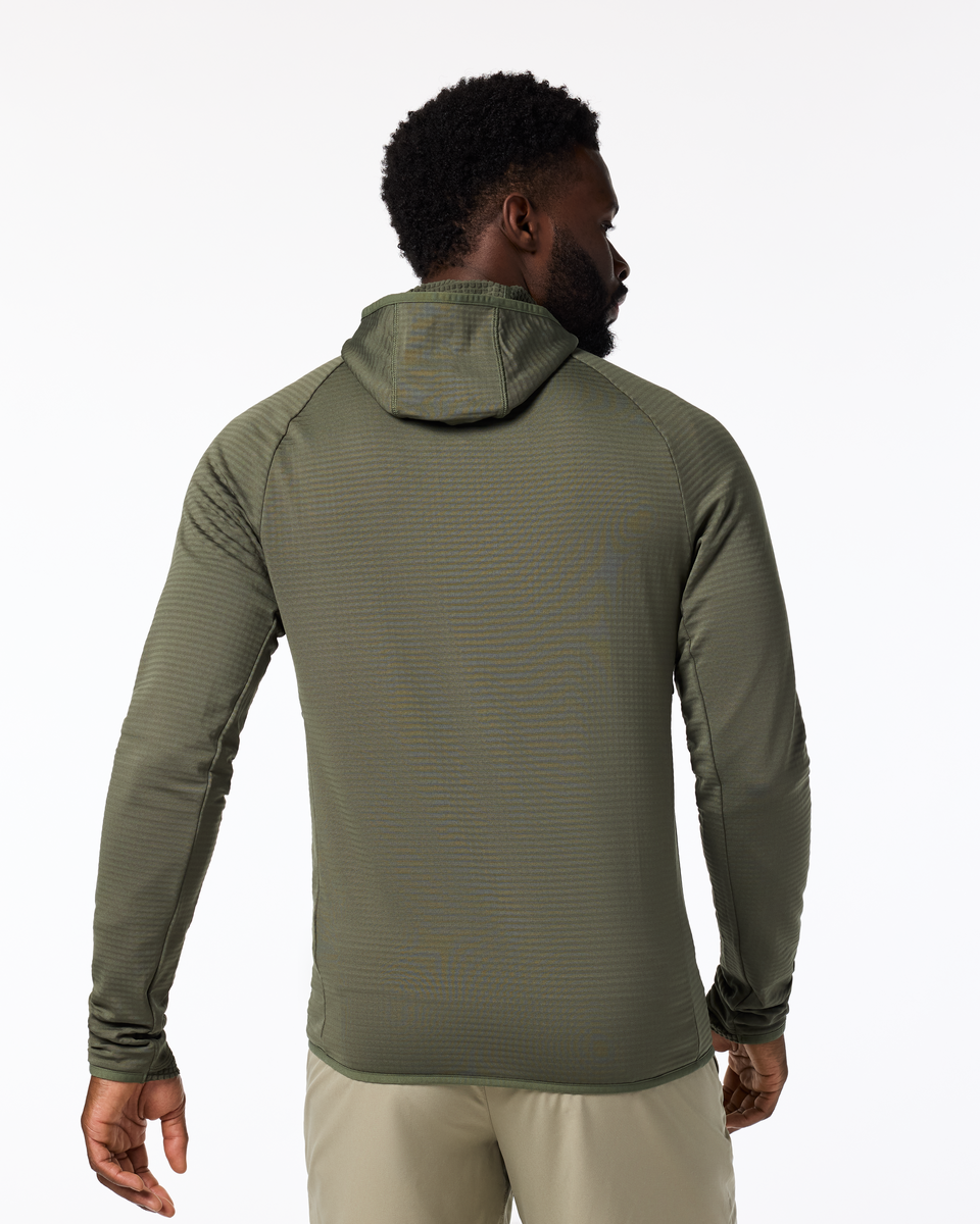 Otero Fleece Full Zip Hooded Jacket Men's - Image 17