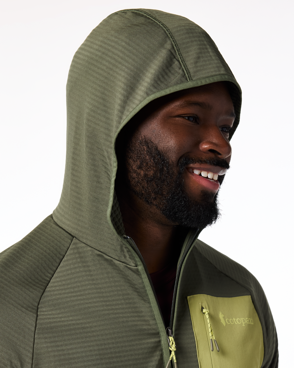 Otero Fleece Full Zip Hooded Jacket Men's - Image 19