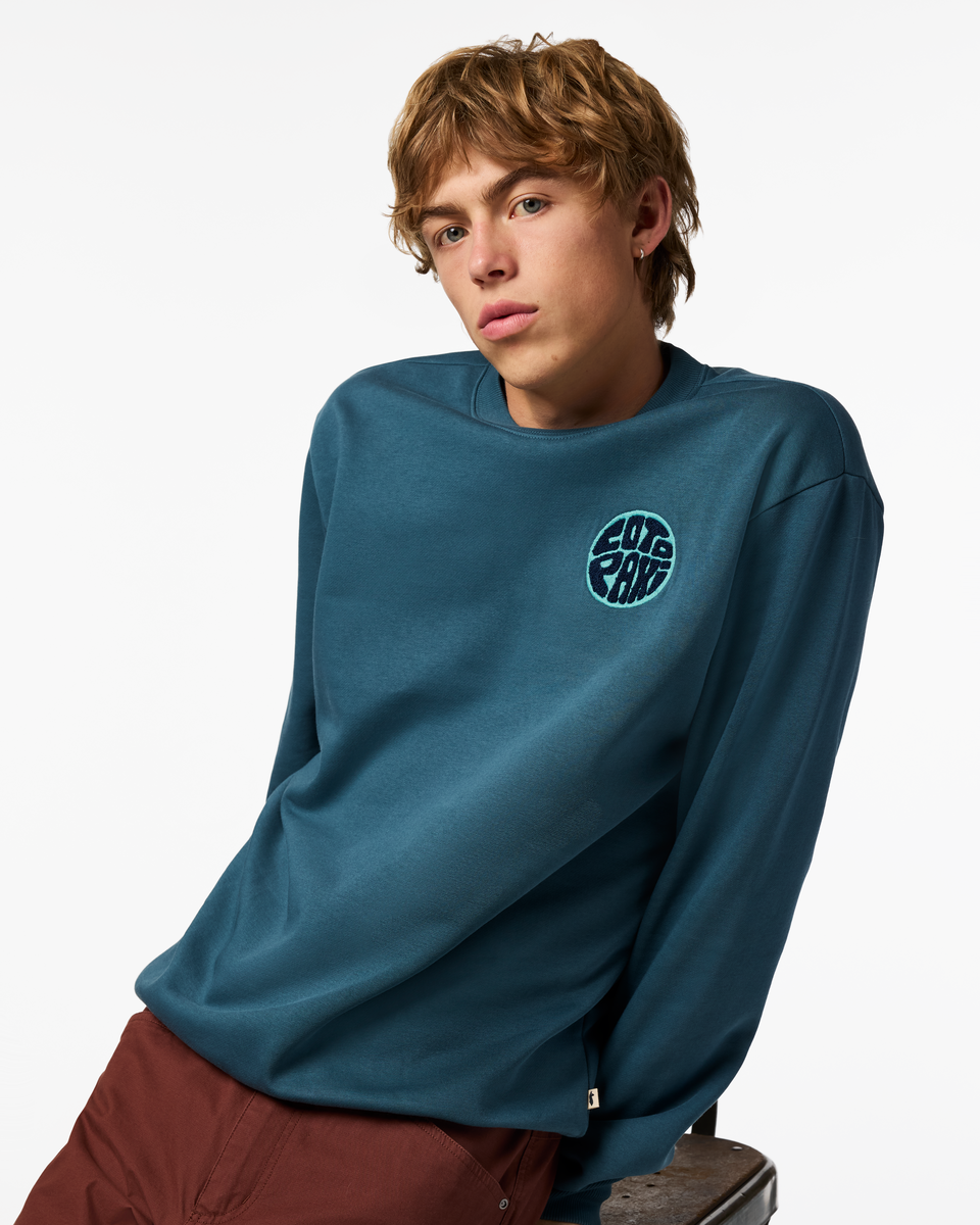 Trail To Sea Crew Sweatshirt Men's - Image 8